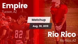 Matchup: Empire  vs. Rio Rico  2019