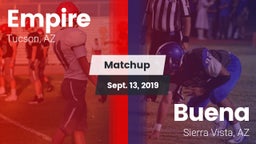 Matchup: Empire  vs. Buena  2019