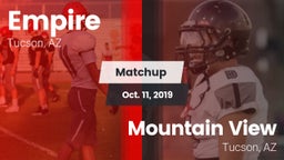 Matchup: Empire  vs. Mountain View  2019