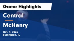 Central  vs McHenry  Game Highlights - Oct. 4, 2023