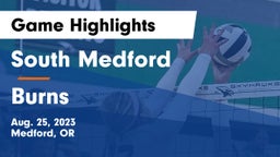South Medford  vs Burns  Game Highlights - Aug. 25, 2023