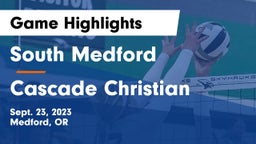 South Medford  vs Cascade Christian  Game Highlights - Sept. 23, 2023