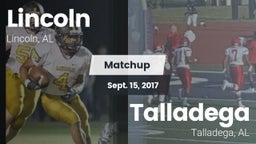 Matchup: Lincoln  vs. Talladega  2017