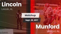 Matchup: Lincoln  vs. Munford  2017