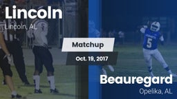 Matchup: Lincoln  vs. Beauregard  2017