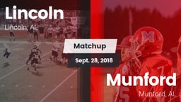 Matchup: Lincoln  vs. Munford  2018