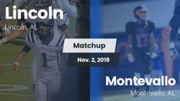 Matchup: Lincoln  vs. Montevallo  2018