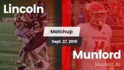 Matchup: Lincoln  vs. Munford  2019