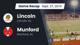 Recap: Lincoln  vs. Munford  2019
