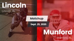 Matchup: Lincoln  vs. Munford  2020