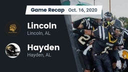 Recap: Lincoln  vs. Hayden  2020