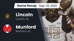 Recap: Lincoln  vs. Munford  2020