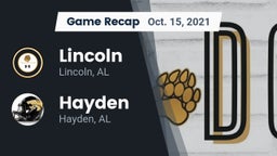 Recap: Lincoln  vs. Hayden  2021