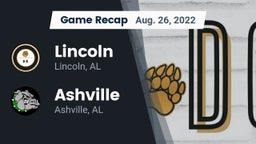 Recap: Lincoln  vs. Ashville  2022