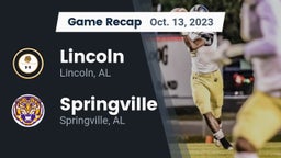 Recap: Lincoln  vs. Springville  2023