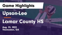 Upson-Lee  vs Lamar County HS Game Highlights - Aug. 23, 2022