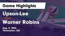 Upson-Lee  vs Warner Robins   Game Highlights - Aug. 8, 2023