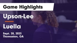 Upson-Lee  vs Luella  Game Highlights - Sept. 28, 2023