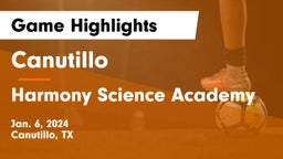 Canutillo  vs Harmony Science Academy Game Highlights - Jan. 6, 2024