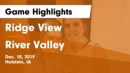 Ridge View  vs River Valley  Game Highlights - Dec. 10, 2019