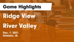 Ridge View  vs River Valley  Game Highlights - Dec. 7, 2021