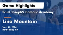 Saint Joseph's Catholic Academy vs Line Mountain  Game Highlights - Jan. 11, 2024