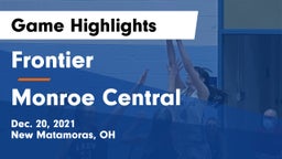 Frontier  vs Monroe Central  Game Highlights - Dec. 20, 2021