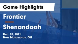 Frontier  vs Shenandoah  Game Highlights - Dec. 28, 2021
