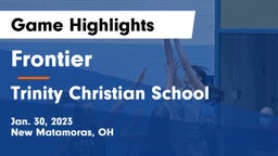 Frontier  vs Trinity Christian School Game Highlights - Jan. 30, 2023