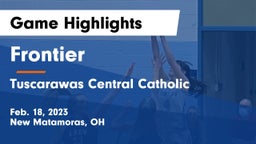 Frontier  vs Tuscarawas Central Catholic  Game Highlights - Feb. 18, 2023
