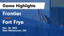 Frontier  vs Fort Frye  Game Highlights - Dec. 20, 2023