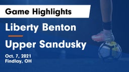 Liberty Benton  vs Upper Sandusky  Game Highlights - Oct. 7, 2021