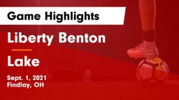 Liberty Benton  vs Lake  Game Highlights - Sept. 1, 2021