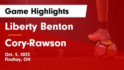 Liberty Benton  vs Cory-Rawson Game Highlights - Oct. 5, 2022