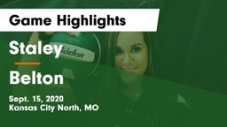 Staley  vs Belton  Game Highlights - Sept. 15, 2020