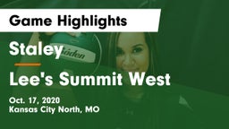 Staley  vs Lee's Summit West  Game Highlights - Oct. 17, 2020