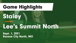Staley  vs Lee's Summit North  Game Highlights - Sept. 1, 2021