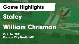 Staley  vs William Chrisman  Game Highlights - Oct. 16, 2021