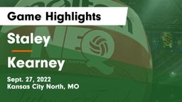 Staley  vs Kearney  Game Highlights - Sept. 27, 2022