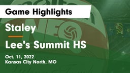 Staley  vs Lee's Summit HS Game Highlights - Oct. 11, 2022