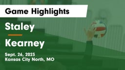 Staley  vs Kearney  Game Highlights - Sept. 26, 2023