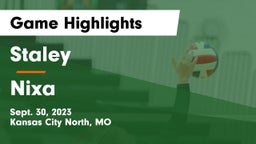 Staley  vs Nixa  Game Highlights - Sept. 30, 2023