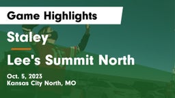 Staley  vs Lee's Summit North  Game Highlights - Oct. 5, 2023