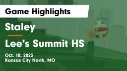 Staley  vs Lee's Summit HS Game Highlights - Oct. 10, 2023