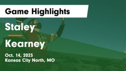 Staley  vs Kearney  Game Highlights - Oct. 14, 2023