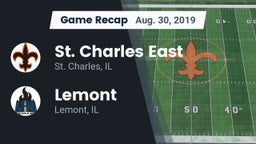 Recap: St. Charles East  vs. Lemont  2019