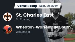 Recap: St. Charles East  vs. Wheaton-Warrenville South  2019
