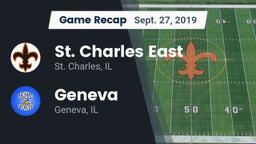 Recap: St. Charles East  vs. Geneva  2019