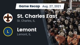 Recap: St. Charles East  vs. Lemont  2021