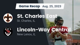 Recap: St. Charles East  vs. Lincoln-Way Central  2023